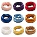 ECYC Unisex Neck Gaiter, Fashion Solid Color Knitted Tube Scarf Winter Neck Warmer Cold Weather Scarf for Women Men