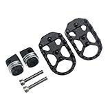 Repose Pieds Arrière Noirs pour Moto, Pédales Larges, pour BMW R 1250 RT 1200 LC 1100 RS 1150 850
