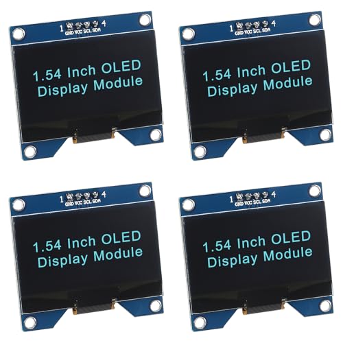 DollaTek 1,54 Zoll OLED Display Modul 128x64 – Weiß, SPI/I2C, SSD1309, Für Arduino & Raspberry Pi
