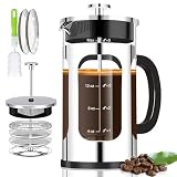 YMMIND French Press Coffee Maker (21oz 600ML 3-4Cup) Coffee Press, with...