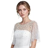 Material: tul suave con perlas, muy bonito y delicado, con textura ligera y vaporosa, tacto suave y sedoso