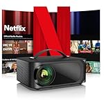 [Netflix-Licensed/Dolby Audio] Projector-4K with Wifi 6 and Bluetooth, ONOAYO 1000ANSI Native 1080P Built-in Netflix/YouTube/PrimeVideo, Electric Focus& 4D/4P Keystone Portable Smart Outdoor Projector