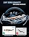 MeitFith Massage Chair Full Body 4D Zero Gravity Chair SL Track with Heat Calf Rollers AI Voice Control Body Scan Bluetooth Massage Office Chairs, Grey