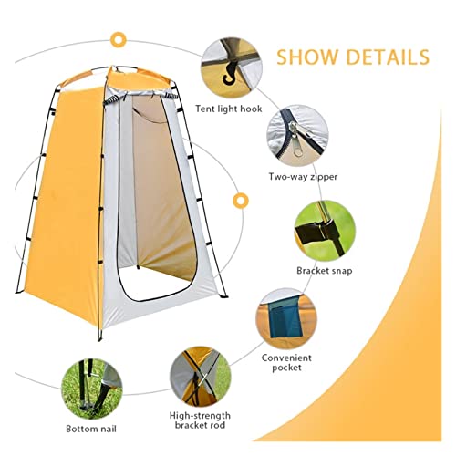 Tente de confidentialité portable pour douche extérieure et camping