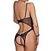 QS_Go Pijamas de Encaje Bodysuit Atractivo Ropa Lencería Halter Pijama Encaje y...