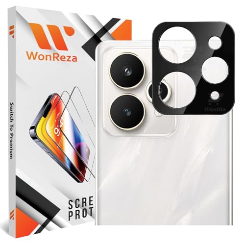 Image of Pack 1- Back Camera Glass Protector for Realme 15 5G [3D Premium] Camera Glass Protector (Black)