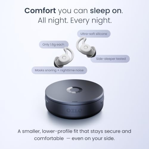 Ozlo Sleepbuds 2 — Sleep Earbuds for Side Sleepers, All-Night Snore Masking - 2