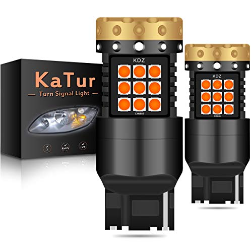 Intermitentes LED 7440 T20 sin hiperparpadeo KATUR antierror ámbar coche