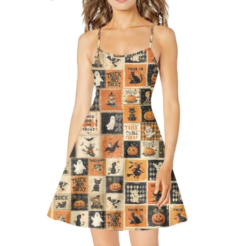 Image of Coloranimal Women's Summer Sleeveless Casual Swing Dresses with Loose Fit Beach Sundress