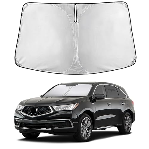 Image of EcoNour Windshield Sunshade Compatible for Acura MDX 2014-2018 2019 2020, Sun Visor for Front Windshield & Window Sun Shade Cover, UV Heat Blocker & Protector, Car Accessories