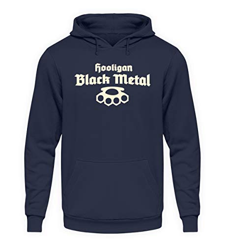 Sweat à capuche Hool Black Metal bleu idéal pour vos concerts