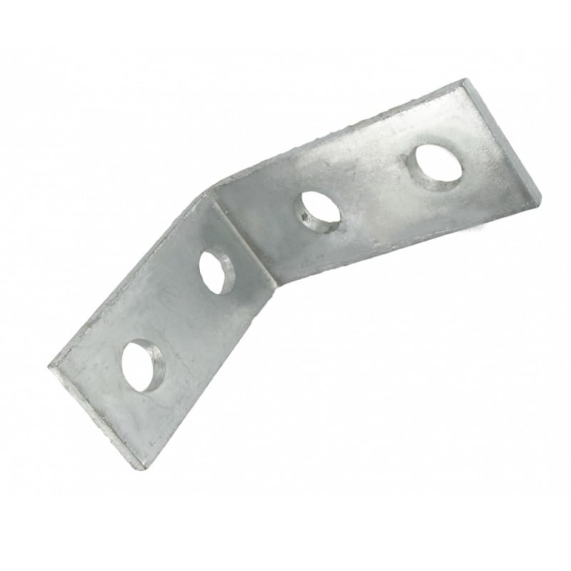 Electrical Galvanised Steel Channel (Strut) & Accessories (2x2 Hole (102x86mm) 90° Channel Bracket) — image 1