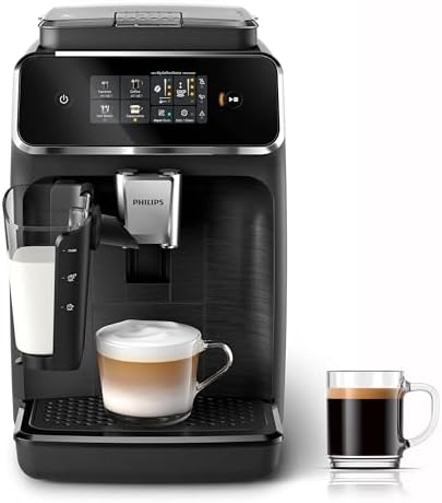 PHILIPS 2300 Series Superautomatic Coffee Maker - LatteGo Milk Sy...