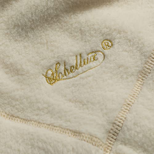 Sobel Westex: Hotel Sobellux Ultra Soft Fleece Blanket | Hotel & Resort Quality | 100% Spun Poly, Piling-Free Fabric, Double Thick | Pearl Color | King Size #TOP4