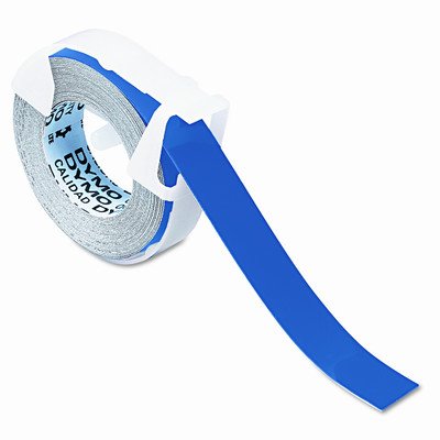 Self-Adhesive glossy Labeling tape for Embossers, 0,9 cm x 9 – 34 'Roll [set di 3]