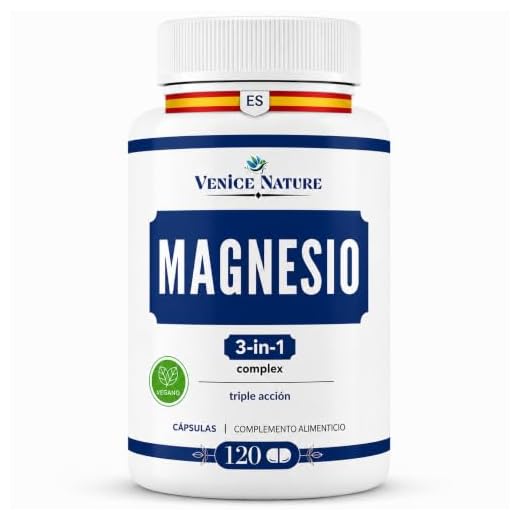 Magnesio Puro Citrato de Magnesio + Bisglicinato de Magnesio + Óxido de Magnesio | 120 Cápsulas Vegano 400mg de Magnesio Elemental 106% VRN Alta Biodisponibilidad, Reduce Cansancio y Fatiga