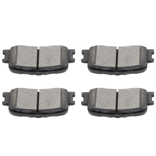 Image of CCIYU Rear D885 Disc Brake Pad Set Fit For Lexus For ES300 2002-2003,For Lexus For ES330 2004-2006,For Toyota For Camry 2002-2006,For Toyota For Highlander 2001-2003, Brake Pads 4PCS