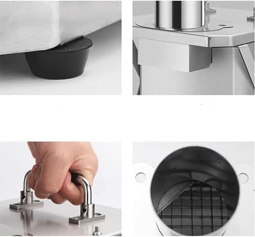 Kommerzieller Gemüse- und Obstzerkleinerer, Shredder-Maschine – Automatischer Würfelschneider für Lebensmittel 4 Kommerzieller Gemüse- und Obstzerkleinerer, Shredder-Maschine – Automatischer Würfelschneider für Lebensmittel