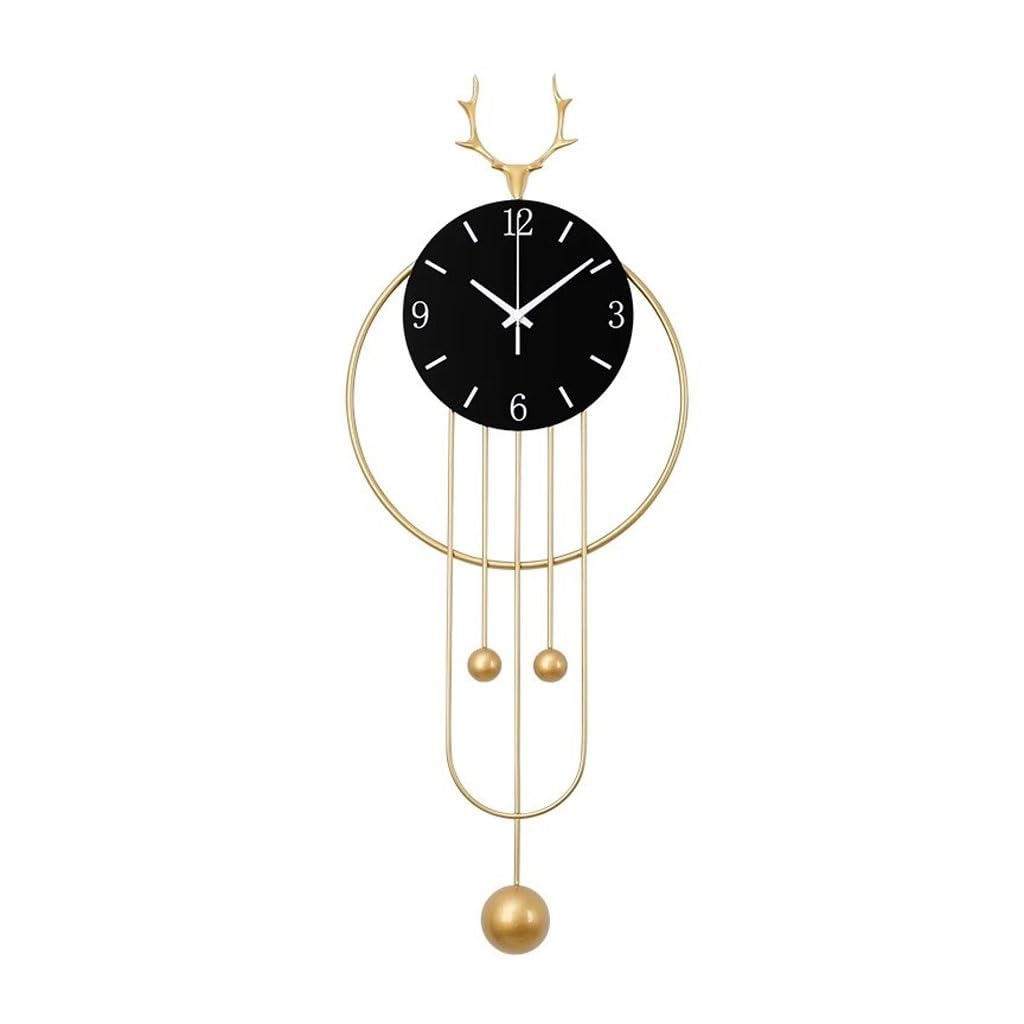 GFHTRELY Wall Clock Nordic Clock Wall Clock Living Room Creative Home Decoration Clock Simple Fashion Background Wall Hanging Quartz Clock Clock
