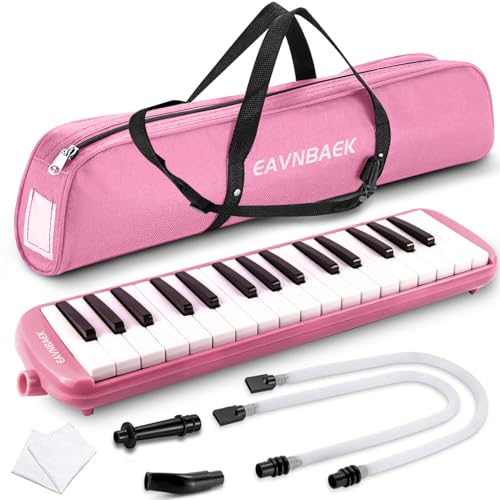 Eavnbaek 32 Keys Melodica Instrument, Soprano Melodica Air...