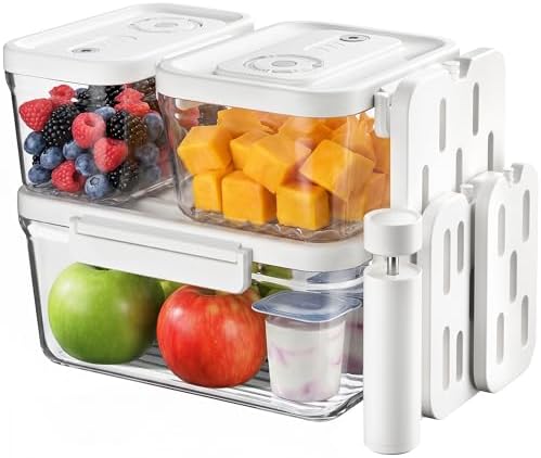 Food Storage Containers with Lids Airtight Set, BPA Free, Portabl...