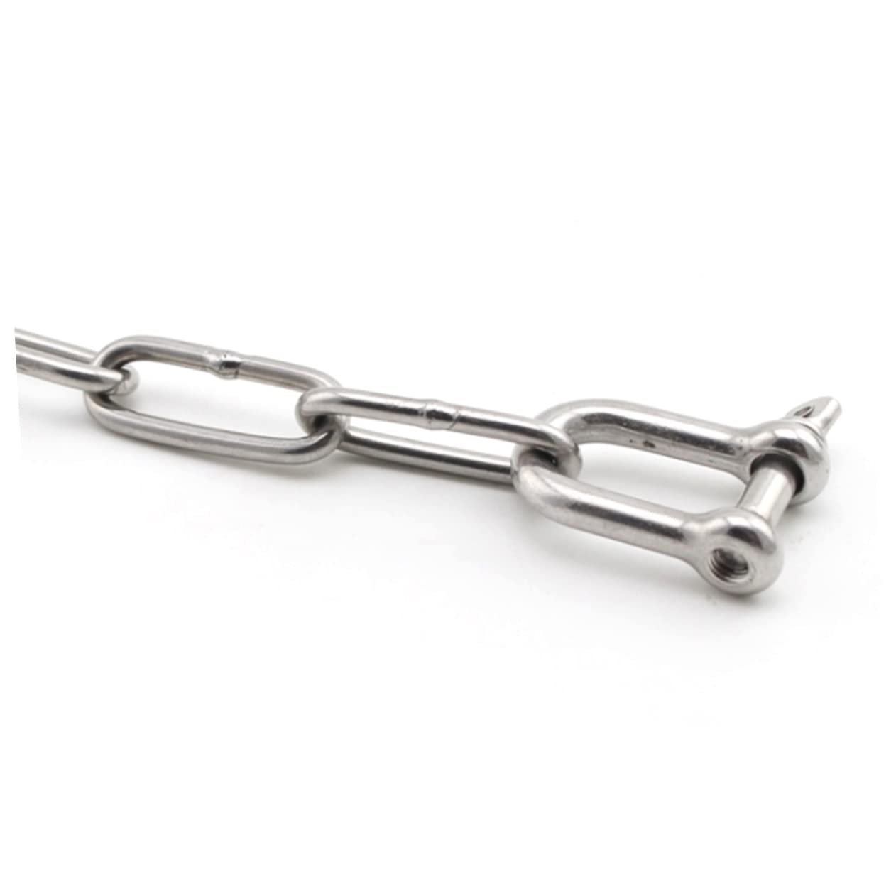 Manilles En D En Acier Inoxydable 304 - Lot De 2, Taille M8, Pour Levage, Gréement Naval Et Usage Industriel - 10