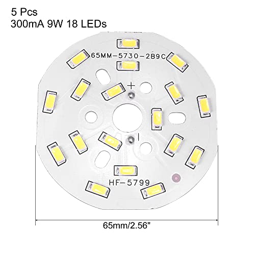 Sourcing map 300mA 9 W 18 LED 5730 SMD LED Chip