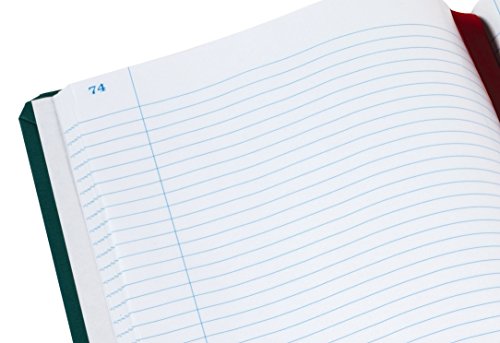 Boorum & Pease 66150R Record/Account Book, Record Rule, Blue, 150 Pages, 12 1/8 X 7 5/8 #TOP4