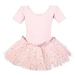 Dancina-Girls-Skirted-Leotard-Sparkle-Short-Sleeve-Tutu-Ballet-Dress-Front-Lined