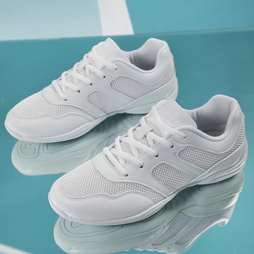 Image of Cheer Shoes Girls Dance Youth Athletic Training Tennis Walking Breathable Competition Tumbling Women