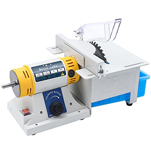 GDNTMU Desktop Multi-Function Grinder, Jade Engraving Machine, Beeswax Electric Grinder, Amber Polishing Machine, Small Multi-Functional Electric Grinding Table Saw