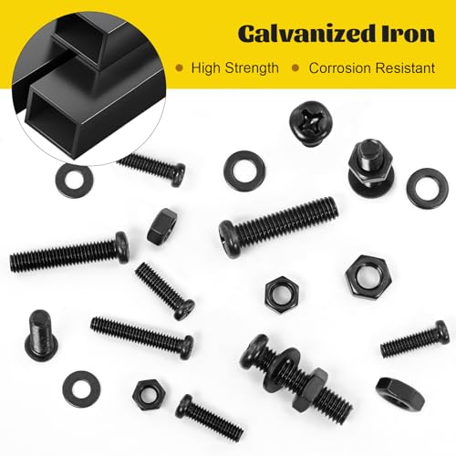 image for Fgruh 225pcs Screws and Nuts Assortment Kit,M4 M5 M6 Phillips Pan Head