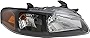 For Nissan Sentra Headlight Lamp 2002 2003 Halogen Black Trim Passenger Right Side