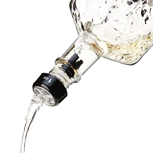 TRUE Measured Pour Spouts for Liquor Bottles Alcohol Pouter Spouts Home bar Liquor Pourers, 0.5oz, 1oz, 2 oz, Set of 6 by TRUE - Image 3