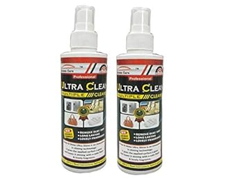AUTEMOCARE TM Ultra Clean Vinyl & Leather Cleaner (400ML= 200ML * Pack of 2) - for Dashboard, Car Interiors, Doors, Pu/Leather Seats Handbags & Jackets, Laminates & Plastics