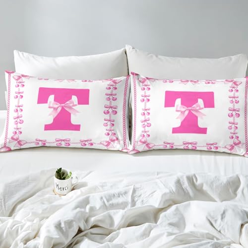 Parure de Lit 200x200 Rose Nœud Papillon Cerise Dessin Animé - 8