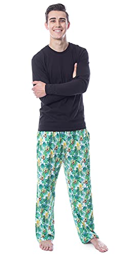 Nickelodeon Mens' Spongebob Squarepants Tropical Delight Lounge Pajama Pants3