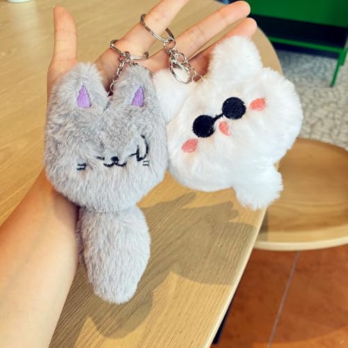 Anime Inspired Plush Keychain for Men and Friends