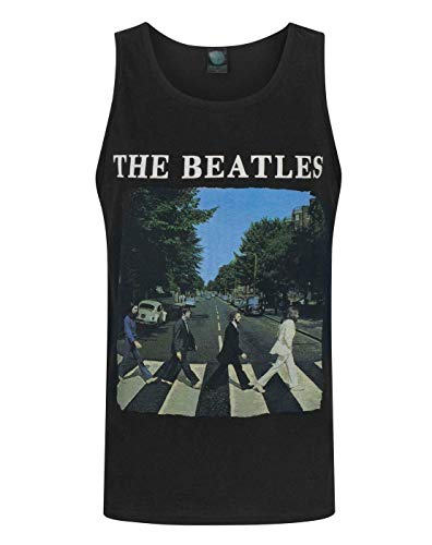 Image of The Beatles Abbey Road Men's Vest Black