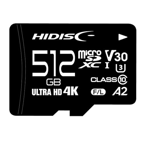 超高速microSDXCカード 512GB バルク品 CLASS10 UHS-I Speed class3, A2対応 メモリーカード MFMCSDX512GA2V30