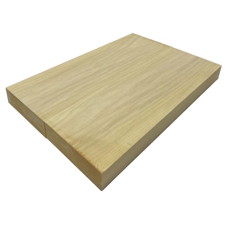 Exotic Wood Zone's Yellow Poplar Wood Guitar Body Blank - Luthier Tonewoods (Unplanned & Unglued) 21