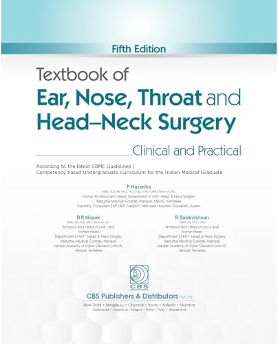 Image of Textbook Of Ear Nose Throat And Head Neck Surgery Clinical And Practical 5Ed (Pb 2025)