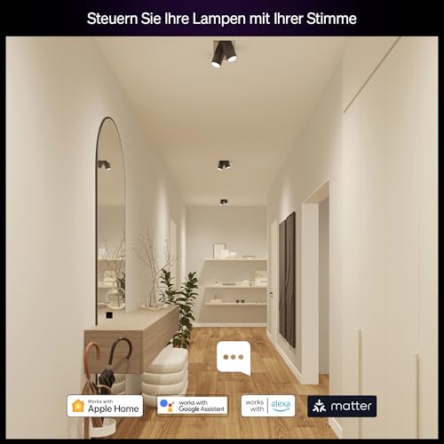 Philips Hue Essential Starter-Set: Bridge + 3 Essential GU10 smarte Lampe + Smart Button, White und Color Ambiance, 2200-6500K, dimmbar, funktioniert mit Alexa, Google Assistant, Apple Home - 6