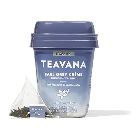 Teavana Earl Grey Crème, Black Tea With Lavender and Vanilla Notes, 60 Count (4 Packs of 15 Sachets) Cover