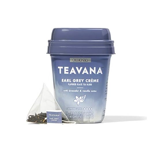 Teavana Earl Grey Crème, Black Tea With Lavender and Vanilla Notes, 15 Count