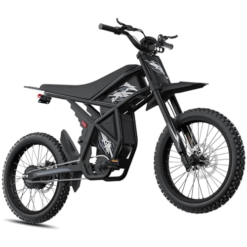 Bootime GT73 Electric Dirt Bike for Adults, 2500W Electric Bike,37MPH/85Mile