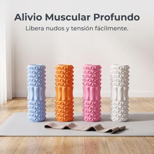 Rodillo de espuma de relajación suave con cuerda de tracción 2