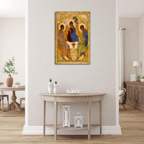 Sainte Trinité Roublev tableau sur toile cadeau culturel idéal - 5