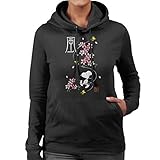 snoopy sweatshirt amazon Damen Kapuzenpulli Peanuts Snoopy & Woodstock Japan Cherry Blossom Women\'s Hooded Sweatshirt