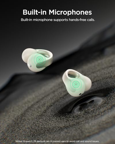 TALIX X7 Bluetooth 6.0 Open-Ear Clip-On Wireless Earbuds w/ Digital Display (Black or White) - image 8